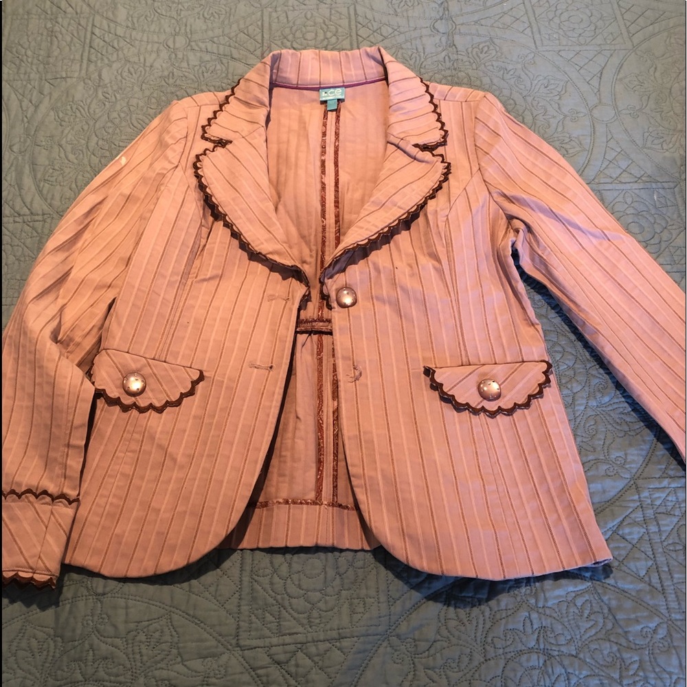 Jacket one button missing